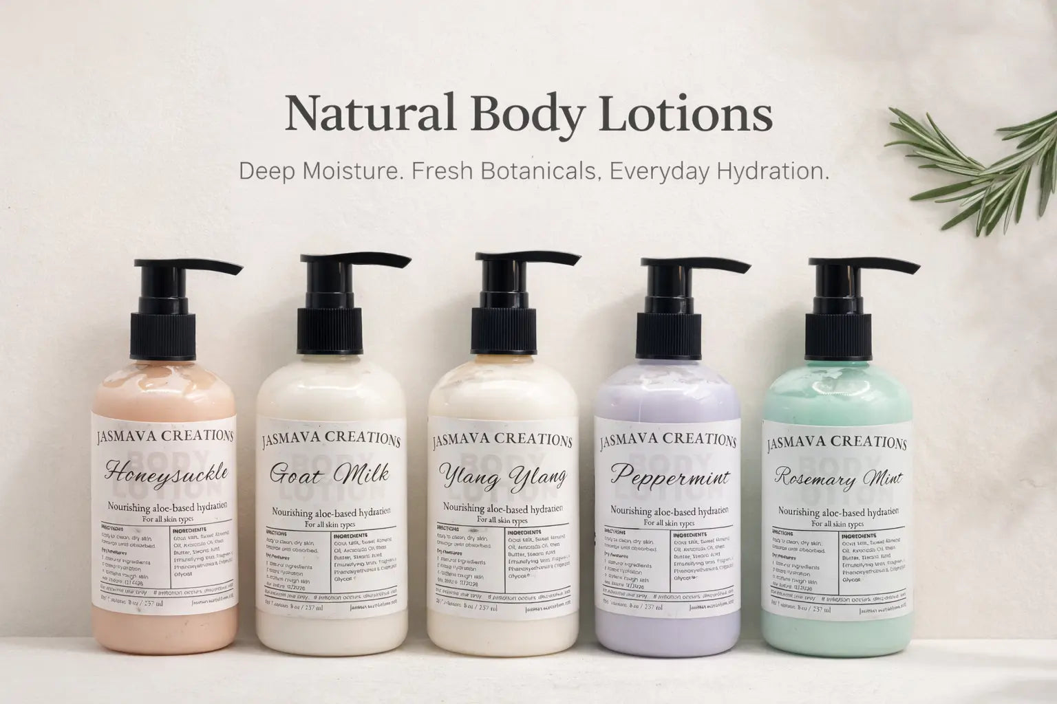 natural body lotions handmade moisturizing skin care