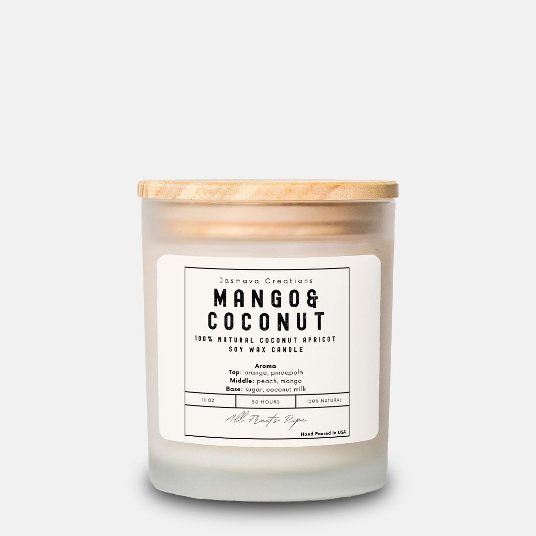 Mango Coconut - Coconut Wax Candle