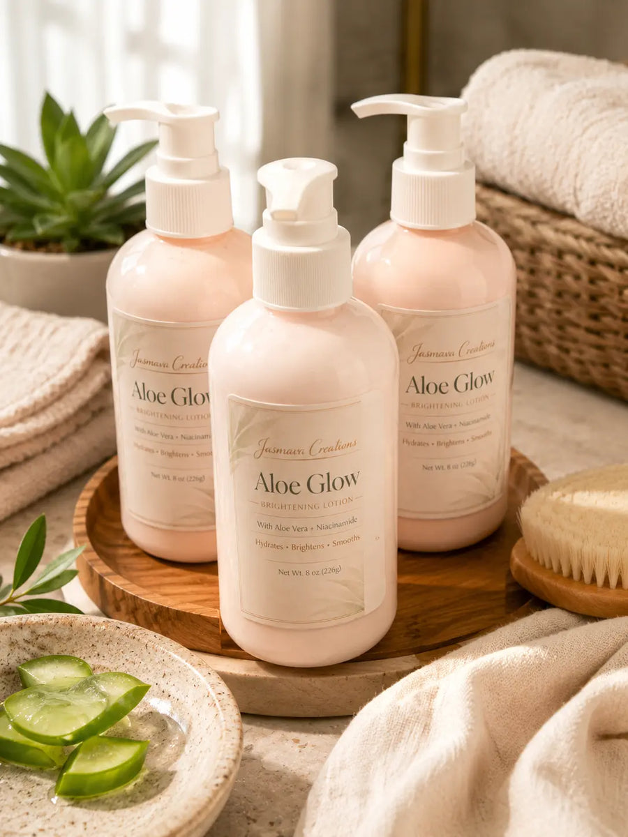 Aloe Glow Brightening Body Lotion With Niacinamide 8oz